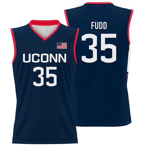 Azzi Fudd #35 UConn Huskies Basketball Jersey - Men Navy - Bluefink