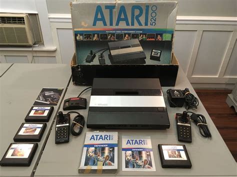1982 ATARI 5200 SuperSystem *4-Port Console* System Complete Original BOX +Games | Console ...