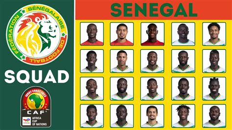 SENEGAL Squad AFCON 2024 Qualifiers | Senegal Squad | FootWorld - YouTube