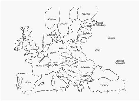 Ww2 Map Outline