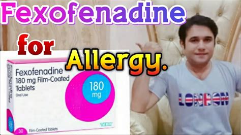 fexofenadine hydrochloride (Allegra tablet) uses & side effects - YouTube