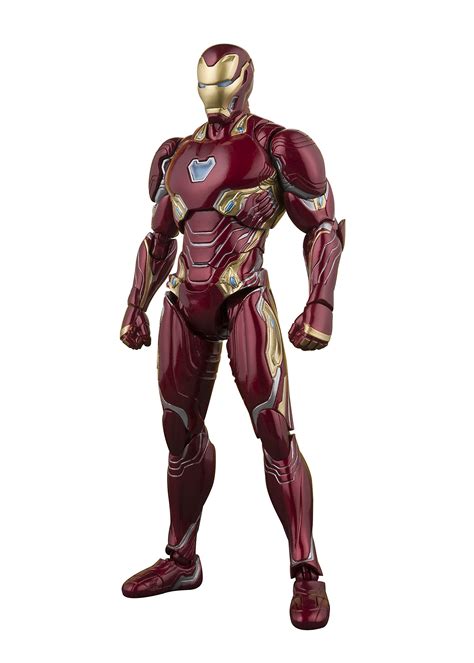 TAMASHII NATIONS Bandai SH Figuarts Iron Man Mk 50 Avengers: Infinity War Action Figure ...