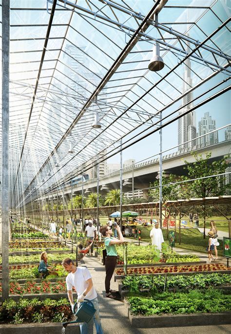 Gallery of Machou Designs World's Longest Urban Agriculture Park for ...