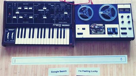 The Moog Synthesizer Google Doodle IRL