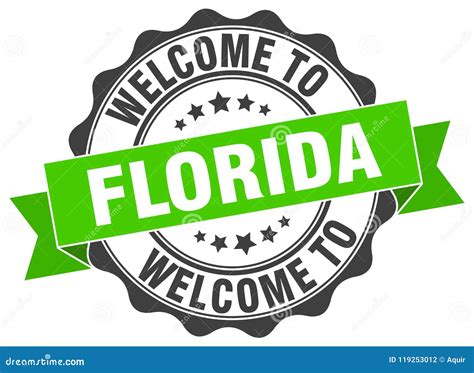 Welcome To Florida Sign Stock Illustrations – 41 Welcome To Florida Sign Stock Illustrations ...