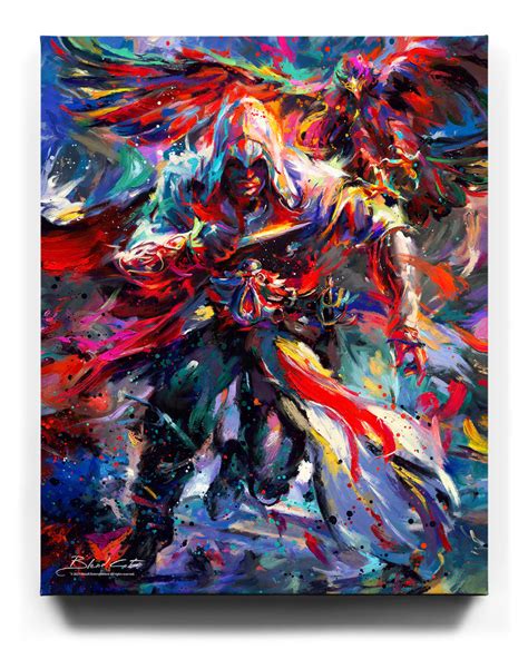 Assassin's Creed® Ezio & Eagle (Limited Edition Canvas) - Blend Cota ...