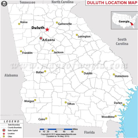 Duluth Georgia Map | Zip Code Map