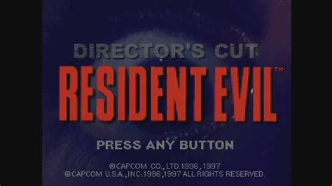 Resident Evil: Director's Cut -- Gameplay (PS1) - YouTube