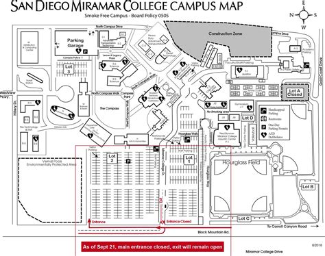 Miramar College Map