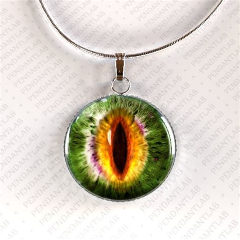 Items similar to Green Dragon Eye Pendant, Jewelry, Dragon Eye Necklace, Eye Jewelry, Geek, Gift ...