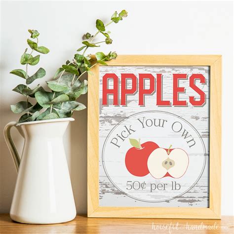 Apple Picking Fall Printable - Houseful of Handmade