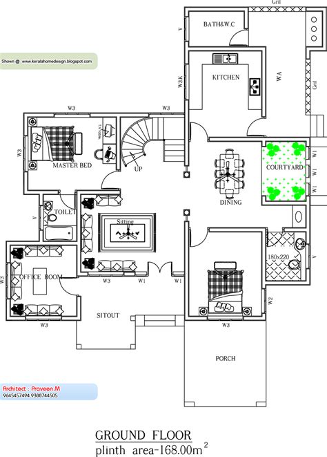 Kerala House Plans With Photos Free | Modern Design