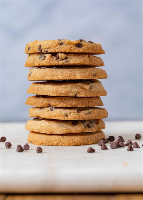 Chocolate Chip Shortbread Cookies Recipe - Dinner, then Dessert