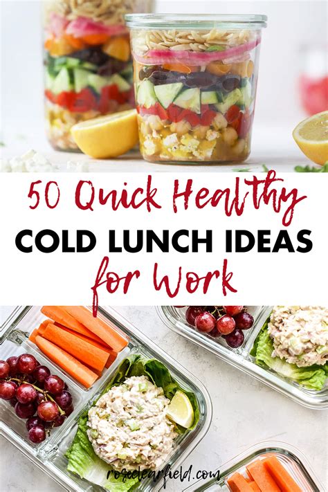 50 Quick Healthy Hot Lunch Ideas for Work • Rose Clearfield