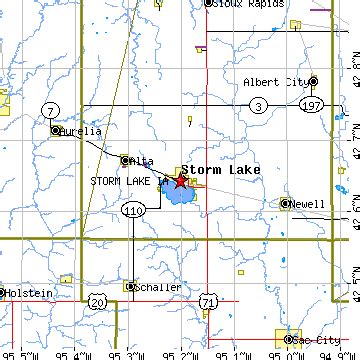 Storm Lake, Iowa (IA) ~ population data, races, housing & economy