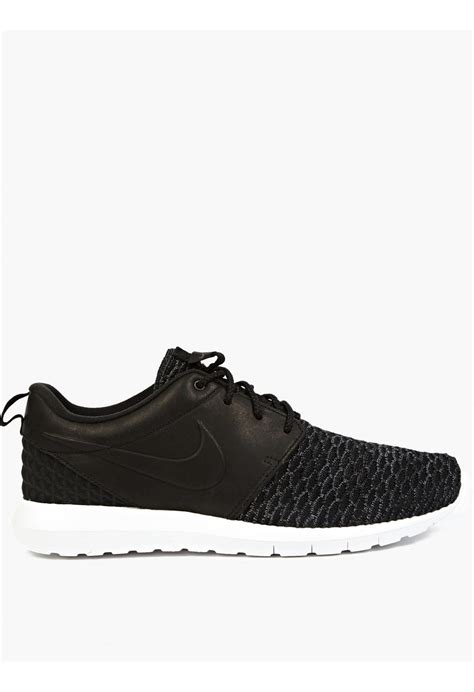 Nike Black Roshe NM Flyknit PRM Sneakers | Sneakers, Black nikes, Dress ...