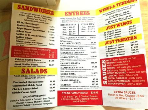 Steak Express Menu, Menu for Steak Express, Owens Cross Roads, Huntsville - Urbanspoon/Zomato