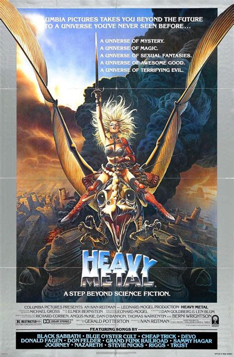 Heavy Metal | Heavy metal movie, Heavy metal 1981, Movie posters