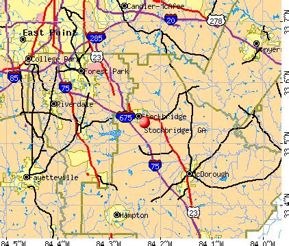 Stockbridge, Georgia (GA 30281) profile: population, maps, real estate ...