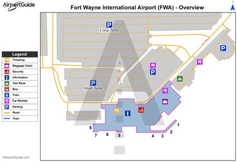 John Wayne Airport Gate Map