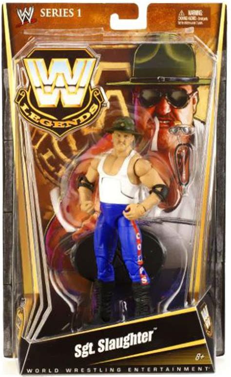 WWE Wrestling Legends Series 1 Sgt Slaughter Action Figure Mattel Toys - ToyWiz