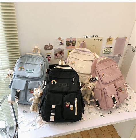 Japanese Campus Women's Backpacks for Girls Harajuku Mori Schoolbag ...