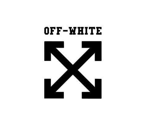 Off-White Brand Symbol Logo With Name Black Clothes Design Icon ...