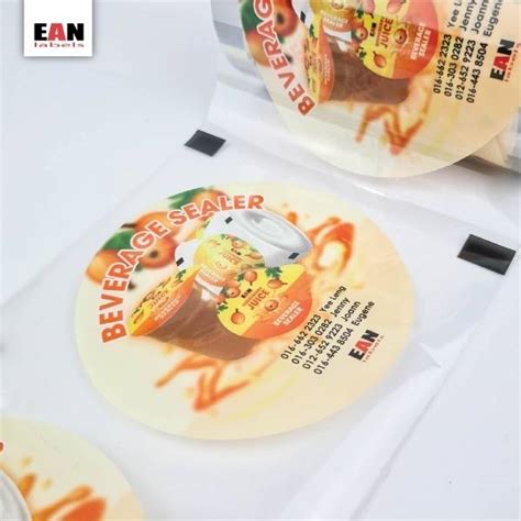 Cup Seal - Stickers and Labels | Printing Services Malaysia