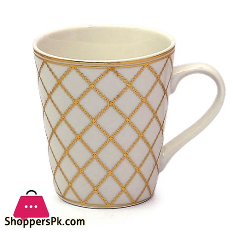 Stylish Tea Cup Gold Design 6 Pcs in Pakistan