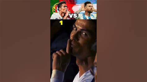 Ronaldo Shush Celebration VS Messi Ear Celebration - YouTube