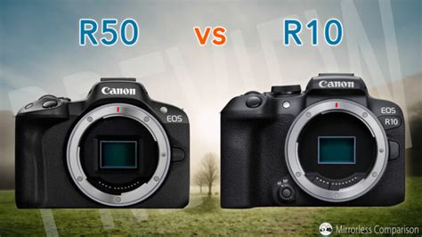 Canon EOS R50 vs R10 - The 10 Main Differences - Mirrorless Comparison