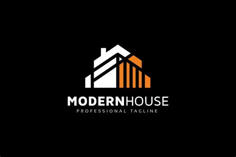 Modern House Logo (386500) | Logos | Design Bundles