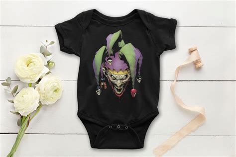 Joker Face Cool Baby Bodysuit DC Comics Funny Baby Onepiece | Etsy