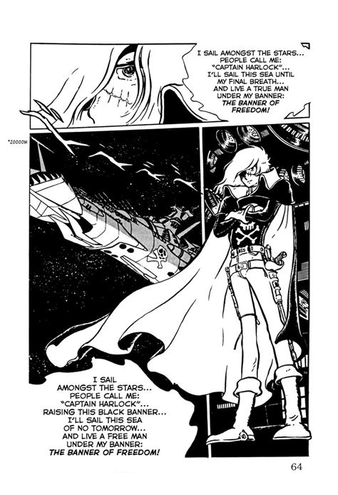 manga Harlock explains the meaning of his life | Captain harlock, Space ...