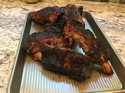 Hickory smoked Beef Ribs : r/BBQ