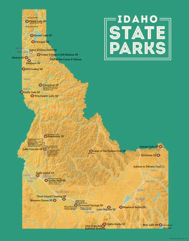 Idaho State Parks List - Best Maps Ever