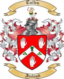 Cullen Family Crest from Ireland by The Tree Maker