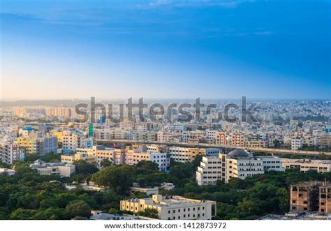 Hyderabad City Skyline India Stock Photo 1412873972 | Shutterstock