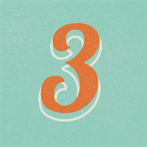 Retro number 1 bold lettering | Free PSD - rawpixel