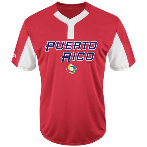 Puerto Rico Baseball Majestic 2017 World Baseball Classic Replica ...