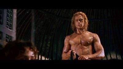 Latest Hollywood Hottest Wallpapers: Brad Pitt Troy Body