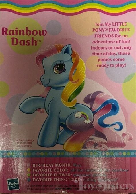 G3 My Little Pony Rainbow Dash (Favorite Friends/25th Birthday ...