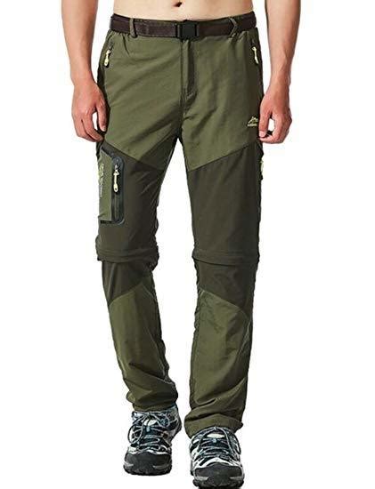 China Men′s Waterproof Convertible Hiking Pants with Belt Quick Dry ...