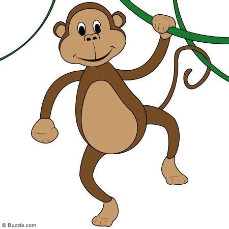 View 25 Monkey Hanging From Tree Drawing Easy