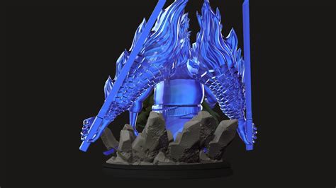 Madara Uchiha With Susanoo - Naruto Shippuden 3D Print Statue 3D model 3D printable | CGTrader