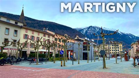 Martigny Switzerland Walking Tour 4K - YouTube