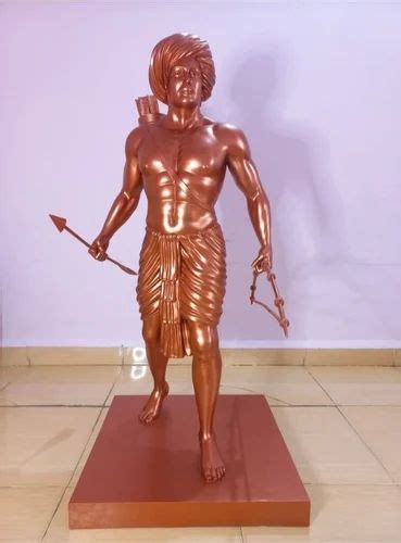 Copper Birsa Munda Statue, For Decoration, Size: 3.5 Ft at Rs 55000 in ...