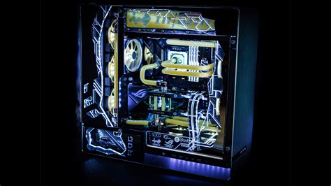 This water cooled gaming PC has stunning crystal effects