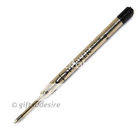 5 X PARKER Quink Ball Pen Refill / Refills Black Medium Point-fit Jotter BallPen | eBay