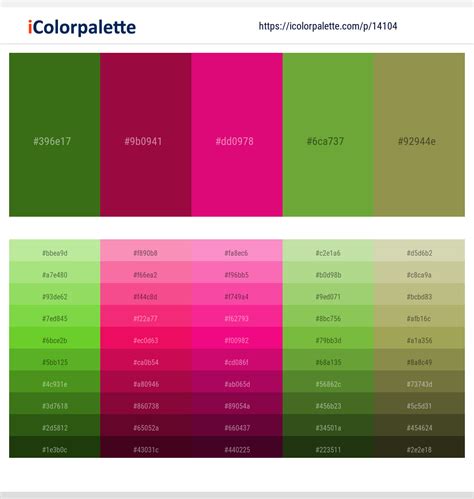 1 Latest Color Schemes with Dell And Jazzberry Jam Color tone combinations | 2023 | iColorpalette